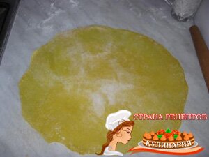 суп с домашней лапшой